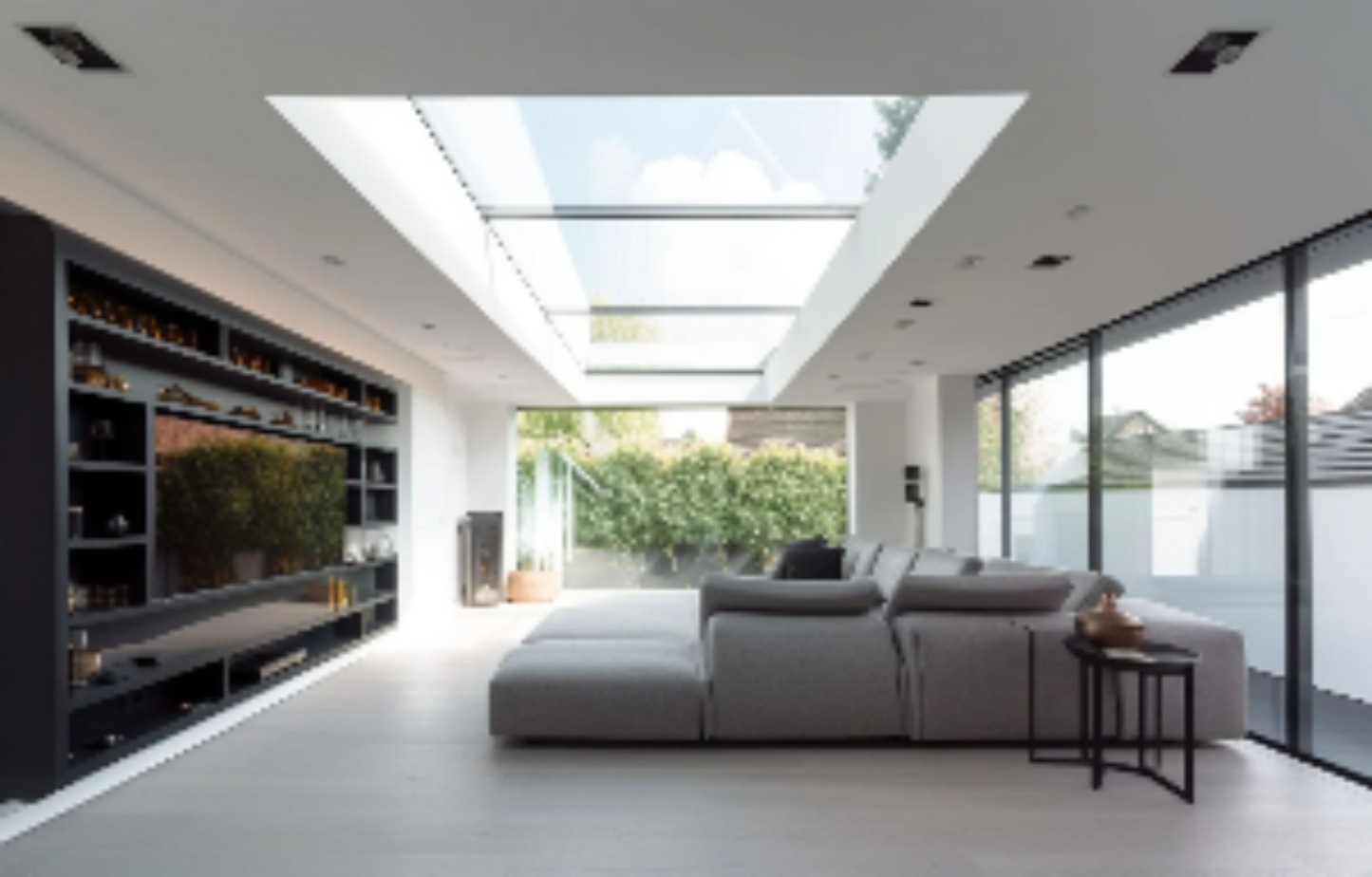 Frameless Flat Roof Skylight - Triple Glazed