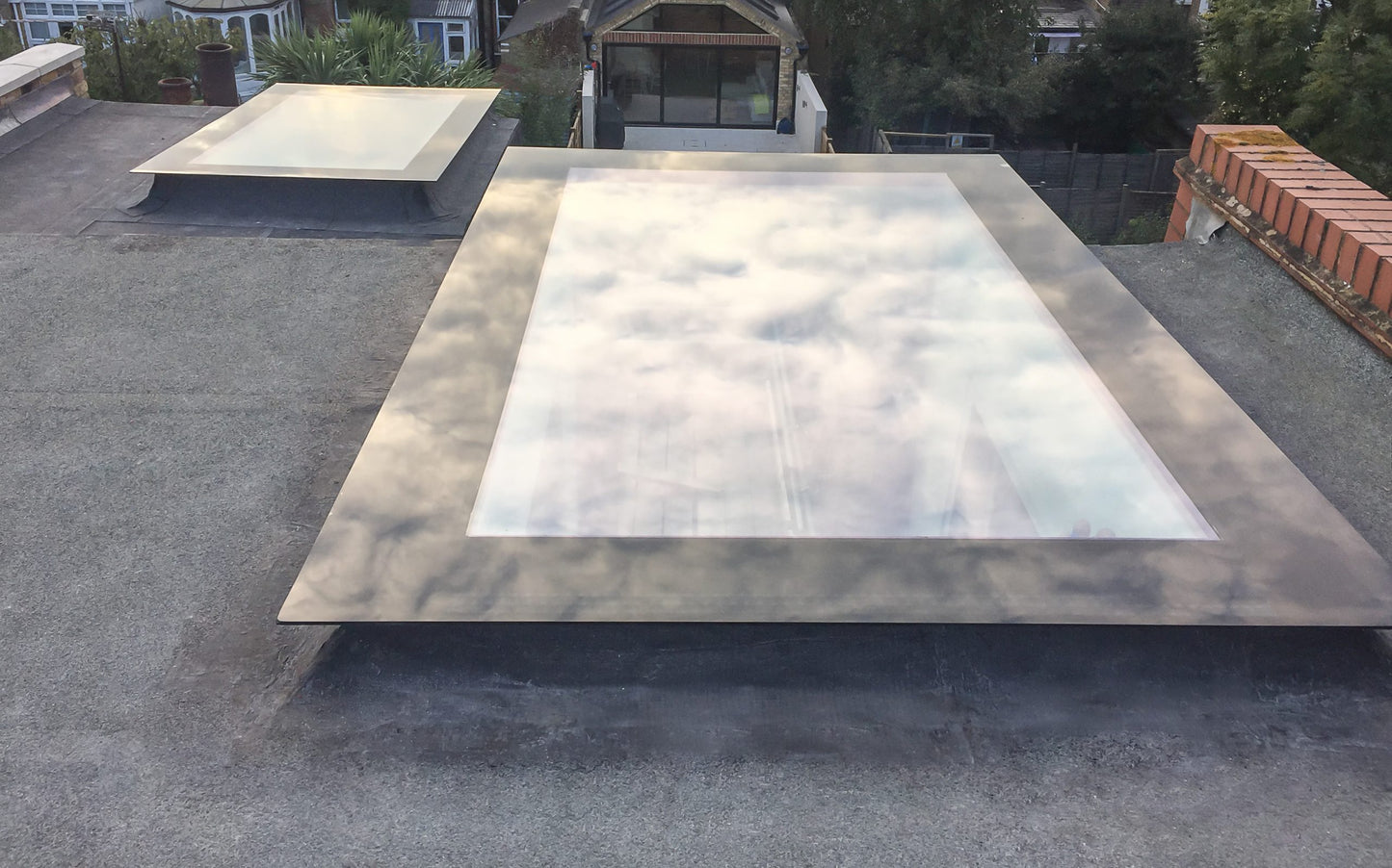 Frameless Flat Roof Skylight - Triple Glazed